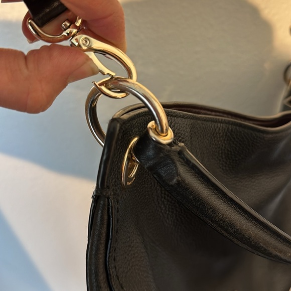 Coach 24947 Clarkson pebbled leather shoulder bag - Picture 14 of 17